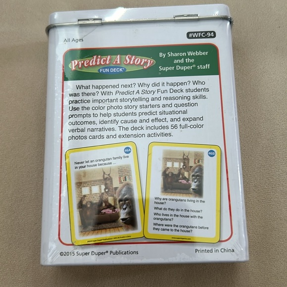 Super Duper Predict a Story Fun Deck-NEW and SEALED. Contains 56 cards - Picture 2 of 3